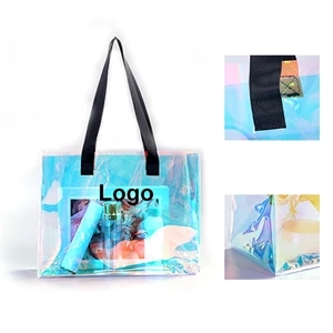 Colorful Holographic Laser Tote Bag