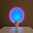 360 Degrees Sunset Rainbow High-end Projection Lamp | https://www.bestnamebadges.com