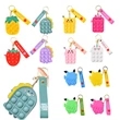 Fidget Toy Keychain | https://www.bestnamebadges.com