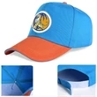 Structured Two-tone 5 Panel Sandwich bill Cap w/ Hook & Loop | https://www.bestnamebadges.com