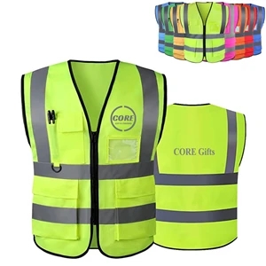 Safety Reflective Vest With Pocket
