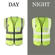 Safety Reflective Vest With Pocket | https://www.bestnamebadges.com