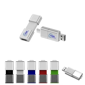 8 GB Light Up Slide USB Flash Drive