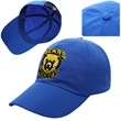 Quick Dry Polyester Structured 6 Panel Cap w/ Plastic Buckle | https://www.bestnamebadges.com