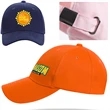 6 panel structured Baseball Caps w/ Metal Tuck in Buckle | https://www.bestnamebadges.com