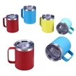 14oz Stainless Steel Coffee Mug Cup | https://www.bestnamebadges.com
