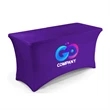 Spandex Poly Table Cover-Full Coverage - Dye Sublimation | https://www.bestnamebadges.com