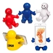 Custom Happy Dude Cell Phone Stand Stress Reliever | https://www.bestnamebadges.com