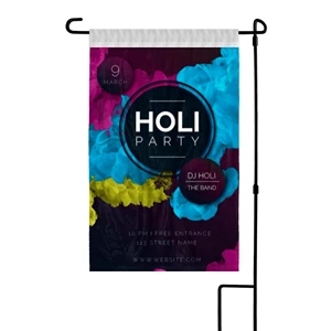 Custom Digital Print Garden Flag 12