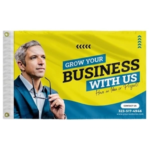 Custom Digital Print Flag 12" x 18" Nylon