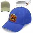 Constructed 6 panel Sandwich Caps w/ Metal Tuck in Buckle | https://www.bestnamebadges.com