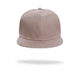 Structured 6 Panel Custom Flat Bill Caps w/ Plastic Snapback | https://www.bestnamebadges.com