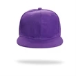 Structured 6 Panel Custom Flat Bill Caps w/ Plastic Snapback | https://www.bestnamebadges.com