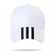 100% Cotton Full Color Mid-Striped Caps w/ Single Buckle | https://www.bestnamebadges.com
