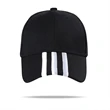 100% Cotton Full Color Mid-Striped Caps w/ Single Buckle | https://www.bestnamebadges.com