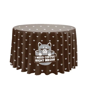 Circular Table Cover - Full Coverage - Digital - wPoly | https://www.bestnamebadges.com