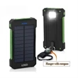 Solar Power Bank With Carabiner 8000 mAh | https://www.bestnamebadges.com