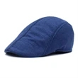 Linen Newsboy Beret Hat | https://www.bestnamebadges.com