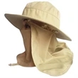 Face Cover Summer Neck Flap Bucket Hat | https://www.bestnamebadges.com