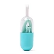 Reusable Silicone Drinking Straw With Case | https://www.bestnamebadges.com