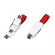 3-in-1 Magnet Charging Cable With Key Chain | https://www.bestnamebadges.com