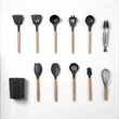 Silicone Kitchen Utensils Set With 12 Tools | https://www.bestnamebadges.com