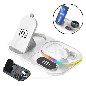Universal Compatible 3 in 1 Fast Wireless Charging Stand QI