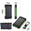 10,000 mAh Solar Charging Bank With Flashlight | https://www.bestnamebadges.com