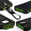 10,000 mAh Solar Charging Bank With Flashlight | https://www.bestnamebadges.com