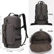 3 In 1 Canvas Duffle Backpack | https://www.bestnamebadges.com