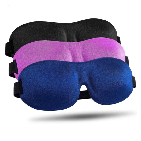 Upgraded 3D Contoured 100% Blackout Eye Mask For Sleeping