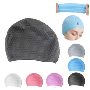 Unisex-Adult  Silicone Swim Cap