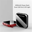 10000MAh Mini Power Bank with LED Light | https://www.bestnamebadges.com