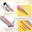 2-In-1 Slim Crystal Diamond Stylus Ballpoint Pen | https://www.bestnamebadges.com