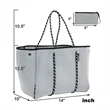 Neoprene Beach Tote Bags | https://www.bestnamebadges.com