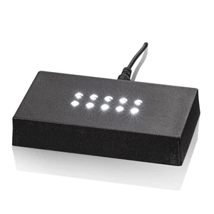 LED Base - Black | https://www.bestnamebadges.com