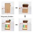 Note Folding Desk Caddy | https://www.bestnamebadges.com