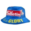 Sublimated Unstructured Bucket Hat w/ Imprint on Brim Inside | https://www.bestnamebadges.com