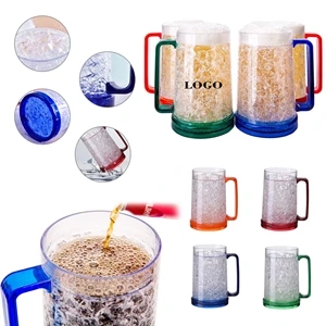 Double Wall Gel Frosty Freezer Ice Mugs