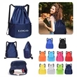 Drawstring Gym Backpack | https://www.bestnamebadges.com