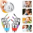 Kids Cups with Straws Spill Proof | https://www.bestnamebadges.com