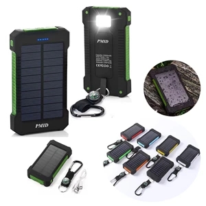 Multifunction Solar Power Bank | https://www.bestnamebadges.com