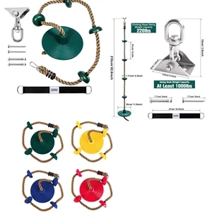 Climbing Rope Tree Swing with Platforms