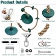 Climbing Rope Tree Swing with Platforms | https://www.bestnamebadges.com