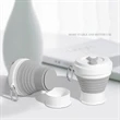 Silicone Collapsible Travel Water Cup | https://www.bestnamebadges.com