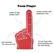 16" Foam Hand | https://www.bestnamebadges.com