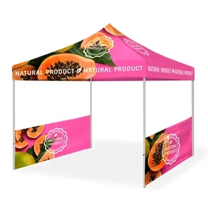 Custom Event Tent  Half Wall - Digital Print | https://www.bestnamebadges.com