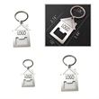 Hot Sale House Design Bottle Opener Keychain | https://www.bestnamebadges.com