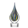 Calabria Award - Clear | https://www.bestnamebadges.com