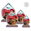 Royal Diamond VividPrint™ Award - Rosewood | https://www.bestnamebadges.com